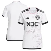 Women's adidas White D.C. United 2023 The Cherry Blossom Kit Replica Jersey