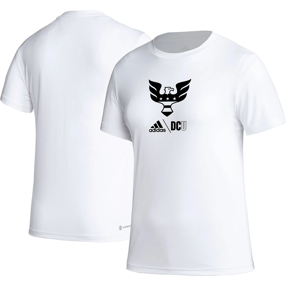 Women's adidas White D.C. United AEROREADY Club Icon T-Shirt