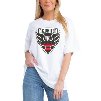 D.C. United Gameday Couture Women's Oversized T-Shirt - White