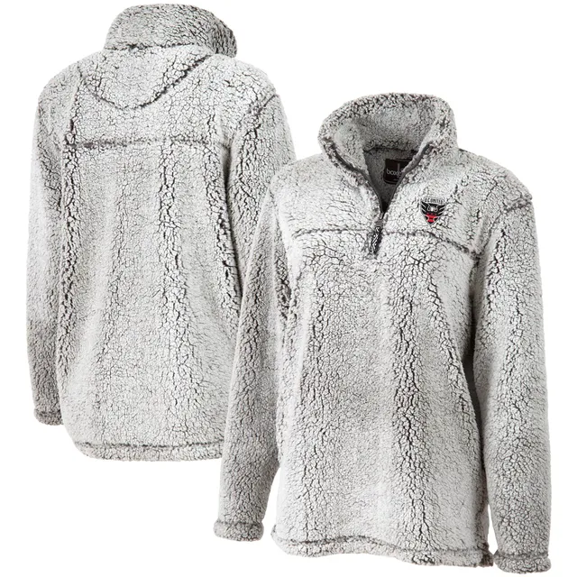 Lids Buffalo Bills Women's Sherpa Quarter-Zip Pullover Jacket - Gray