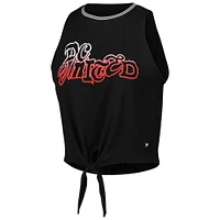 Women's The Wild Collective White D.C. United Twist-Tie Tank Top