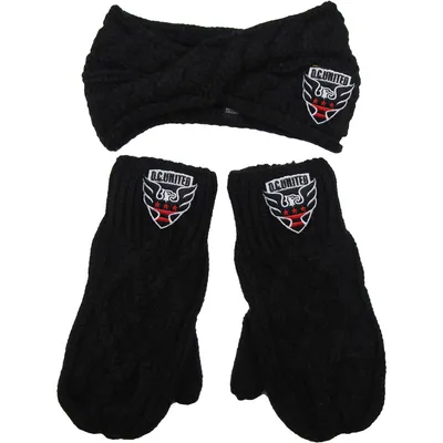 D.C. United ZooZatz Women's Headband & Mittens Set