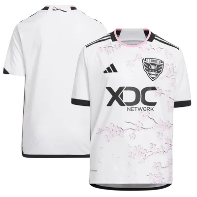 Women's Adidas White D.C. United 2023 The Cherry Blossom Kit Replica Jersey Size: Medium