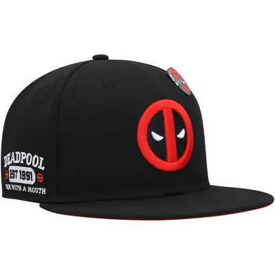 Deadpool Marvel Fitted Hat - Black