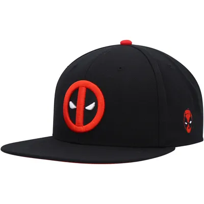 Marvel Deadpool Snapback Hat - Black