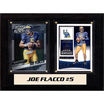 C&I Collectibles NFL 6X8 Joe Flacco Baltimore Ravens Two Card Plaque