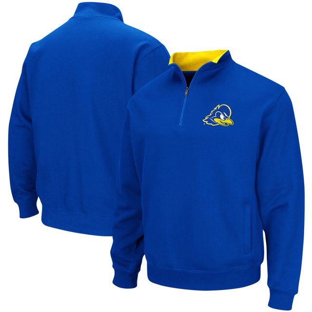 Colosseum Royal Delaware Fightin' Blue Hens Tortugas Logo Quarter-Zip Pullover pour homme