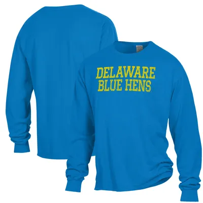 Delaware Fightin' Blue Hens ComfortWash Garment Dyed Long Sleeve T-Shirt - Royal