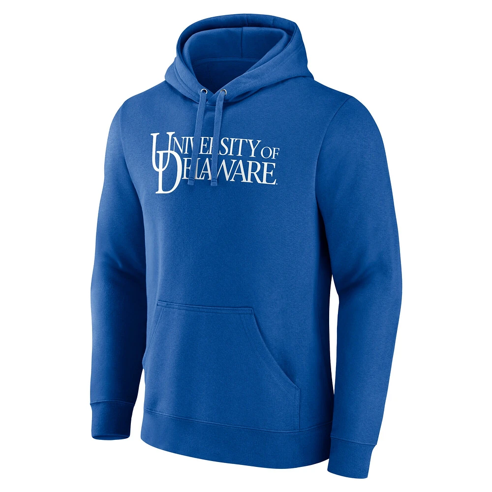 Sweat à capuche avec logo principal pour homme Fanatics Royal Delaware Fightin' Blue Hens