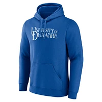 Sweat à capuche avec logo principal pour homme Fanatics Royal Delaware Fightin' Blue Hens