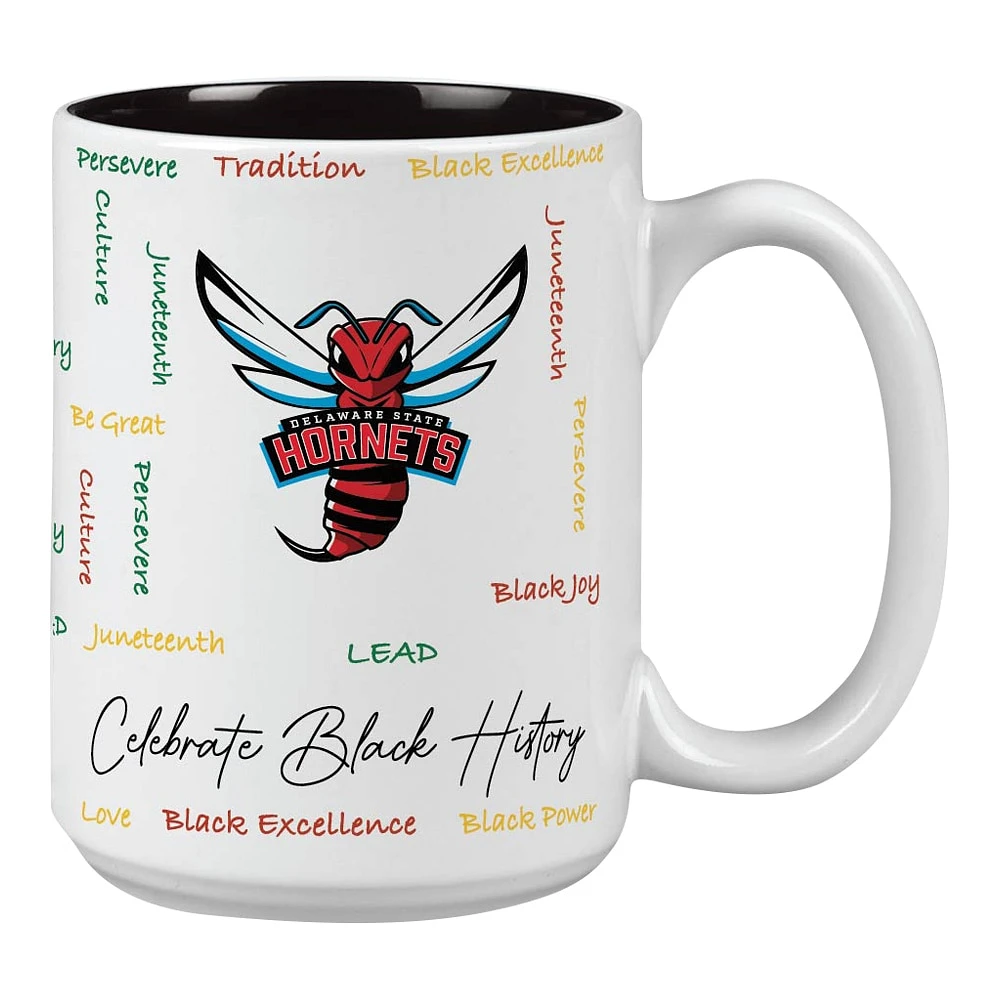 Delaware State Hornets 15oz. Black History Month Mug