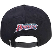 Men's Pro Standard Black Delaware State Hornets D Logo Snapback Hat