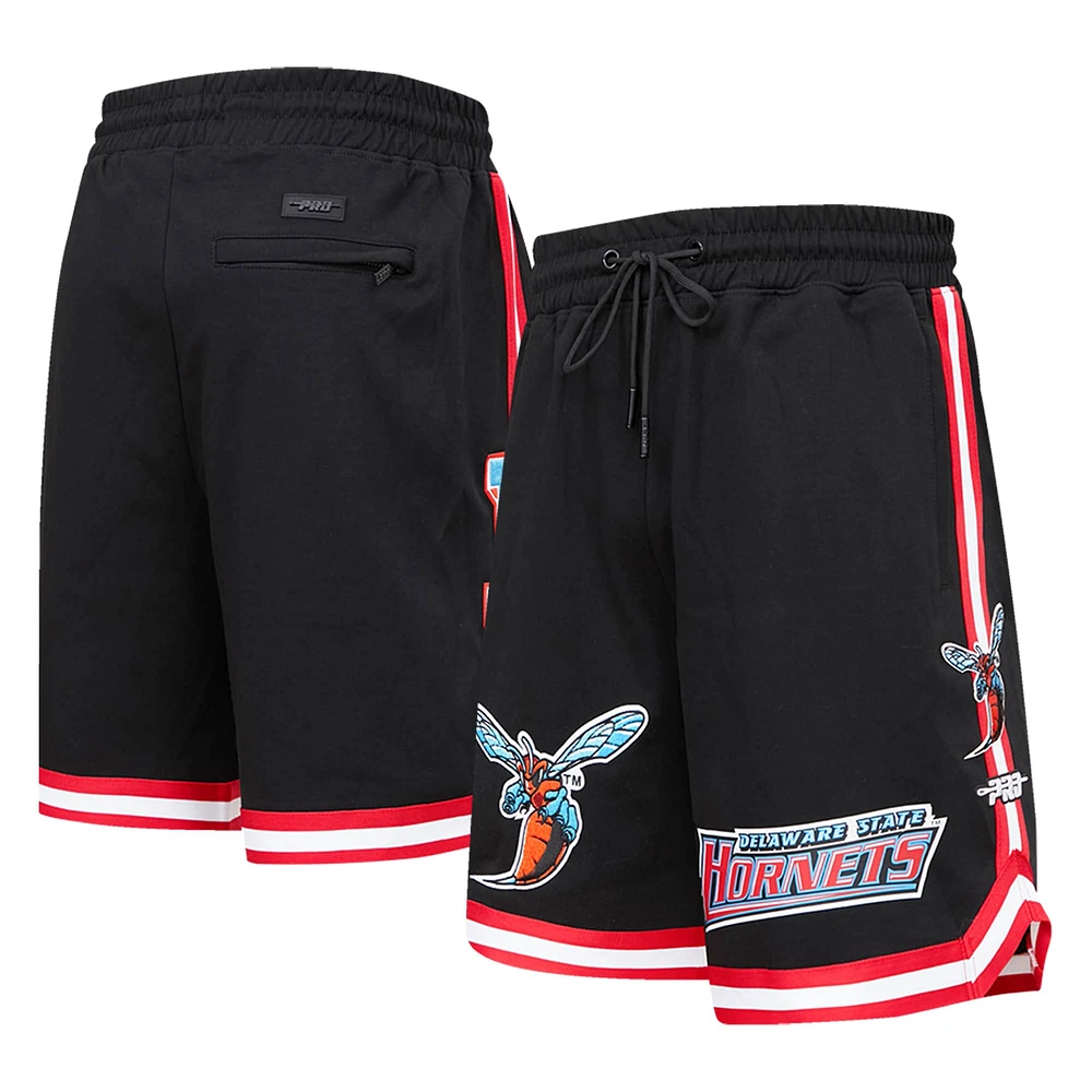 Men's Pro Standard Black Delaware State Hornets University Classic Shorts