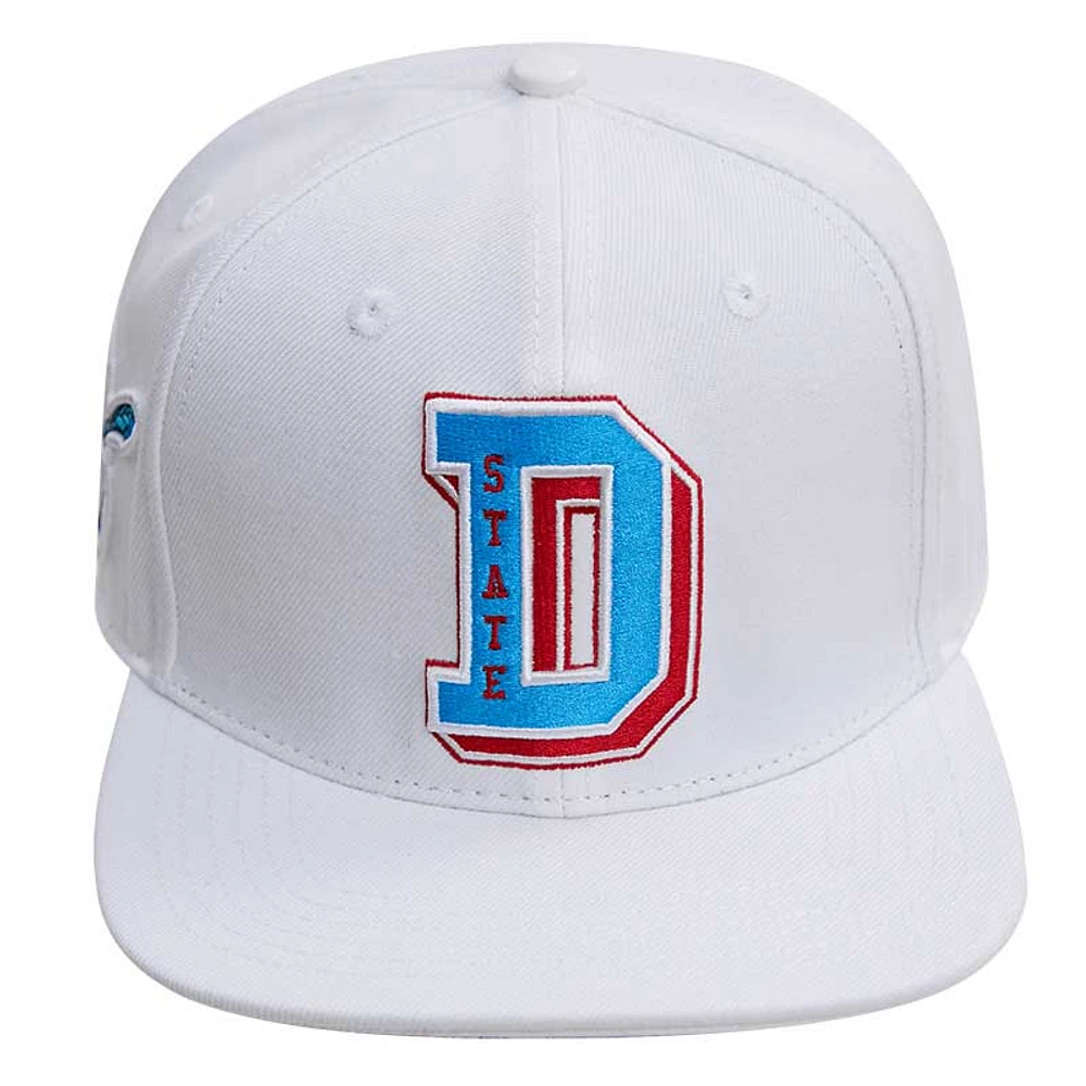 Casquette snapback en laine blanche Pro Standard pour homme des Hornets de l'État du Delaware