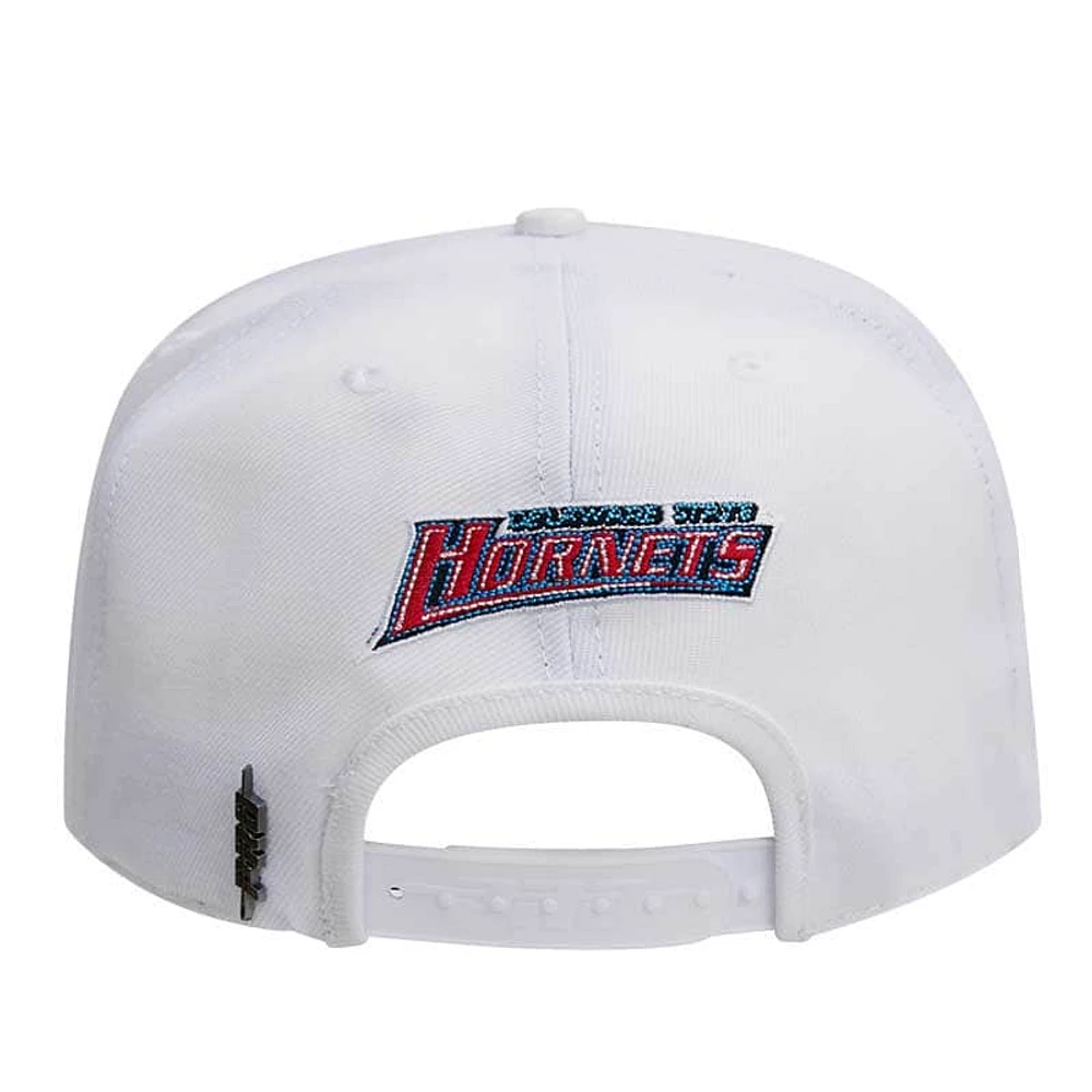 Men's Pro Standard White Delaware State Hornets Wool Snapback Hat