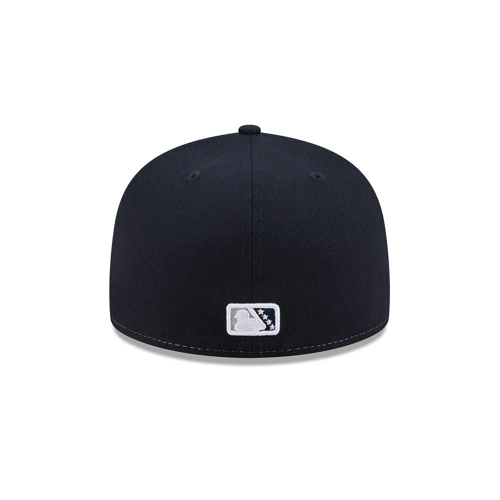 Men's New Era  Off White Delmarva Shorebirds Theme Nights 59FIFTY Fitted Hat