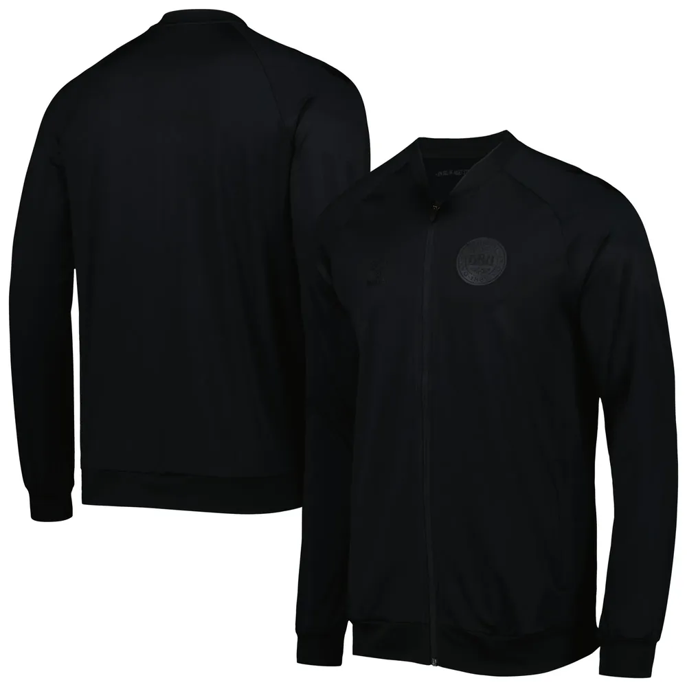 Hummel Black Danemark Team National Line Up Raglan Full-Zip Jacket