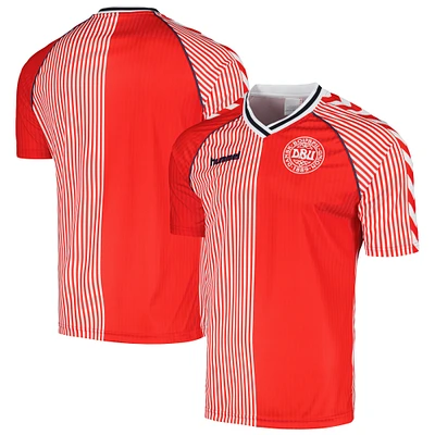 Maillot réplique domicile de l'équipe nationale du Danemark 1986 rouge pour hommes