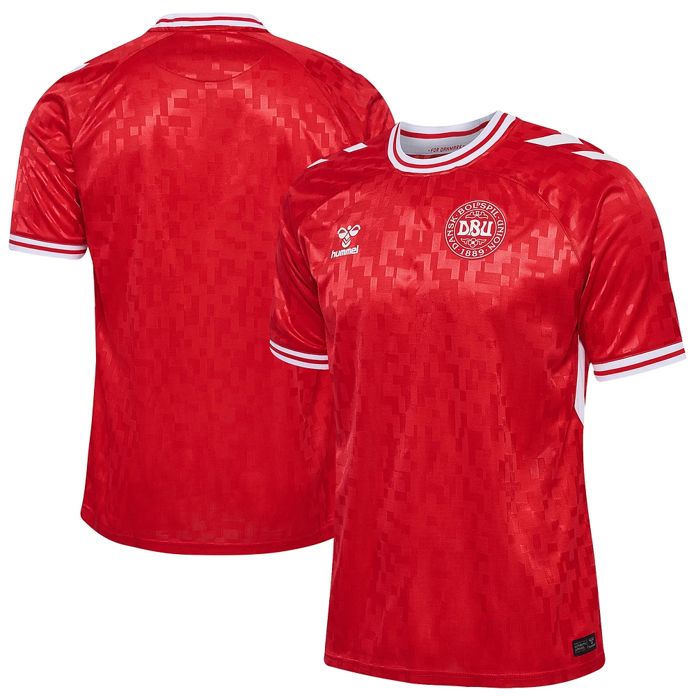 Men's Red Denmark National Team 2024 Home Replica Jersey