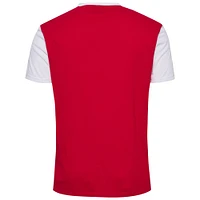 Men's Red Denmark National Team Block T-Shirt