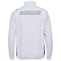 Men's White Denmark National Team 2024 Line Up Full-Zip Jacket