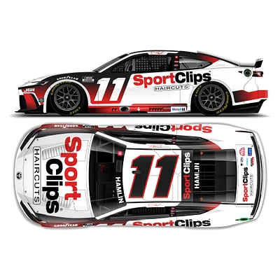 Action Racing Denny Hamlin 2025 #11 Sport Clips 1:24 Elite Die-Cast Toyota Camry XSE