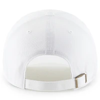 Men's '47  White Denny Hamlin  Clean Up Adjustable Hat