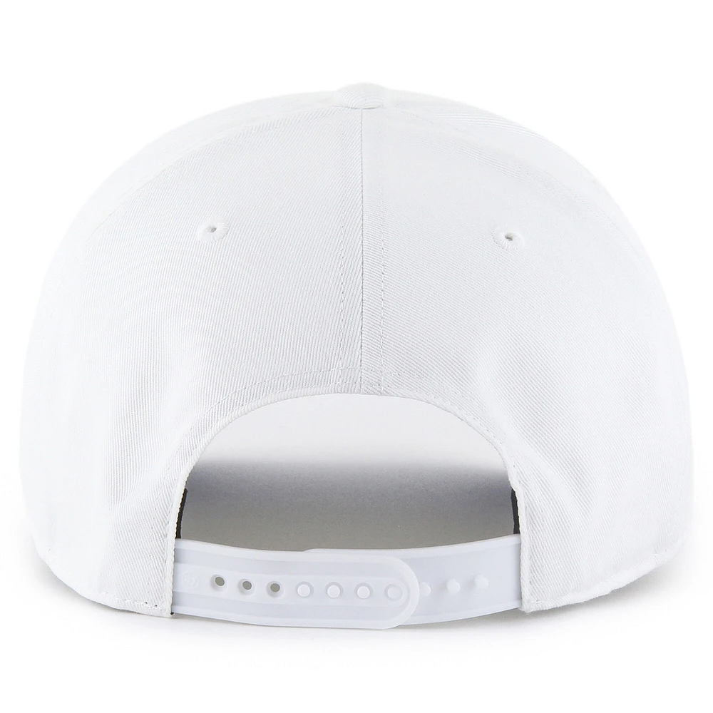 Men's '47  White Denny Hamlin  Roscoe Hitch Adjustable Hat