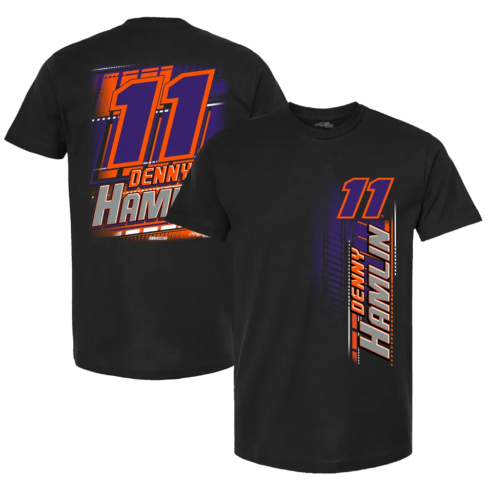 Lids Denny Hamlin Joe Gibbs Racing Team Collection Name & Number T-Shirt -  Black