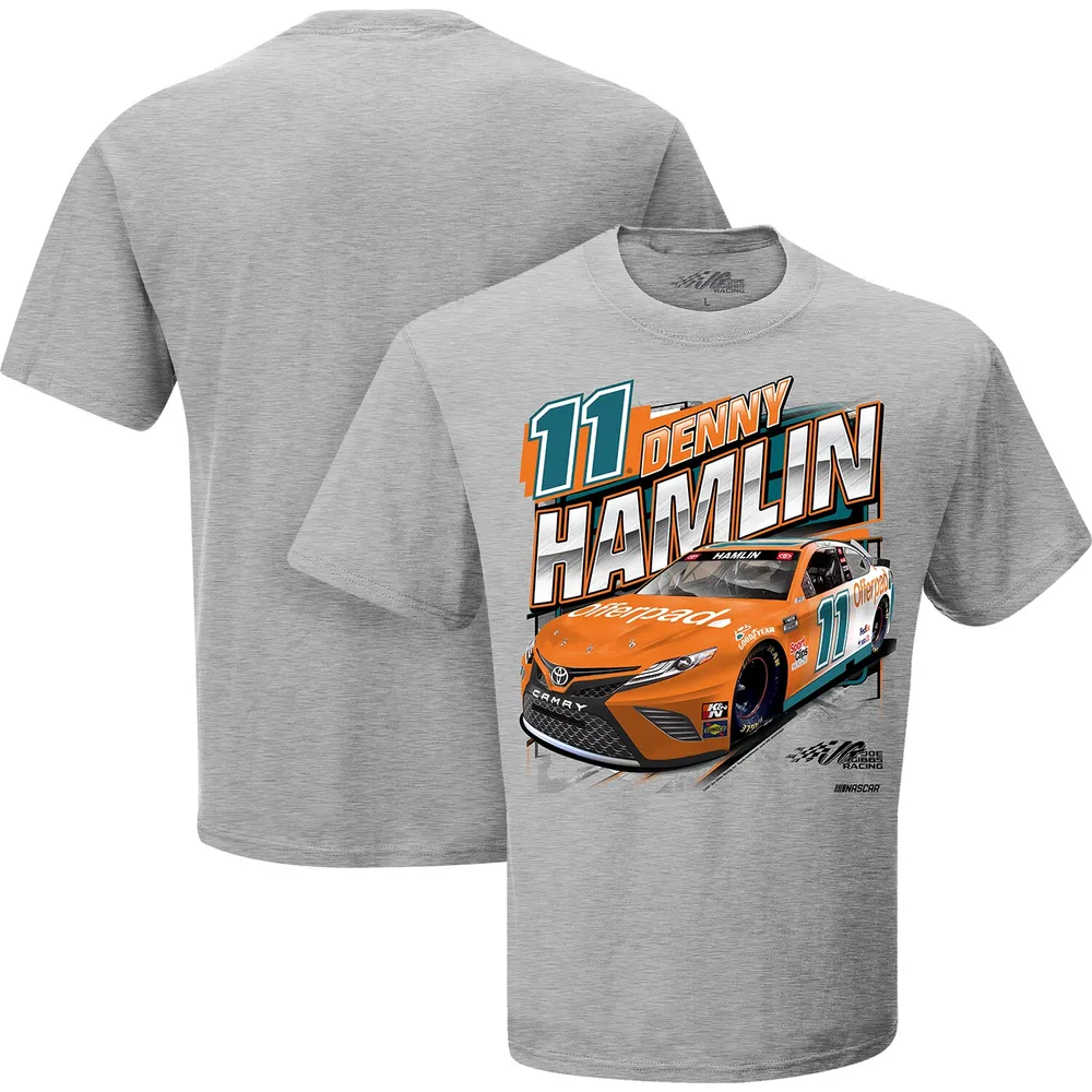 Lids Denny Hamlin Joe Gibbs Racing Team Collection Offerpad Graphic 1-Spot  T-Shirt - Gray