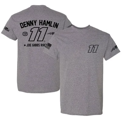Denny Hamlin Joe Gibbs Racing Team Collection Lifestyle T-Shirt - Heather Gray