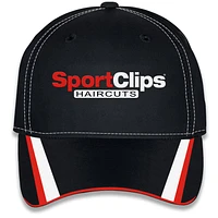 Unisex Checkered Flag Sports Black Denny Hamlin FedEx Uniform Adjustable Hat
