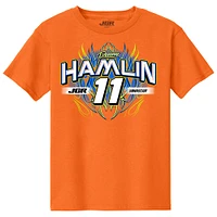 Youth Joe Gibbs Racing Team Collection  Orange Denny Hamlin Name & Number T-Shirt