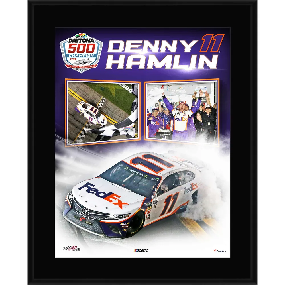 Lids Denny Hamlin Fanatics Authentic 10.5' x 13' Daytona 500 Champion  Sublimated Plaque