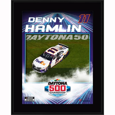 Denny Hamlin 10.5" x 13" 2020 Daytona 500 Champion Sublimated Plaque