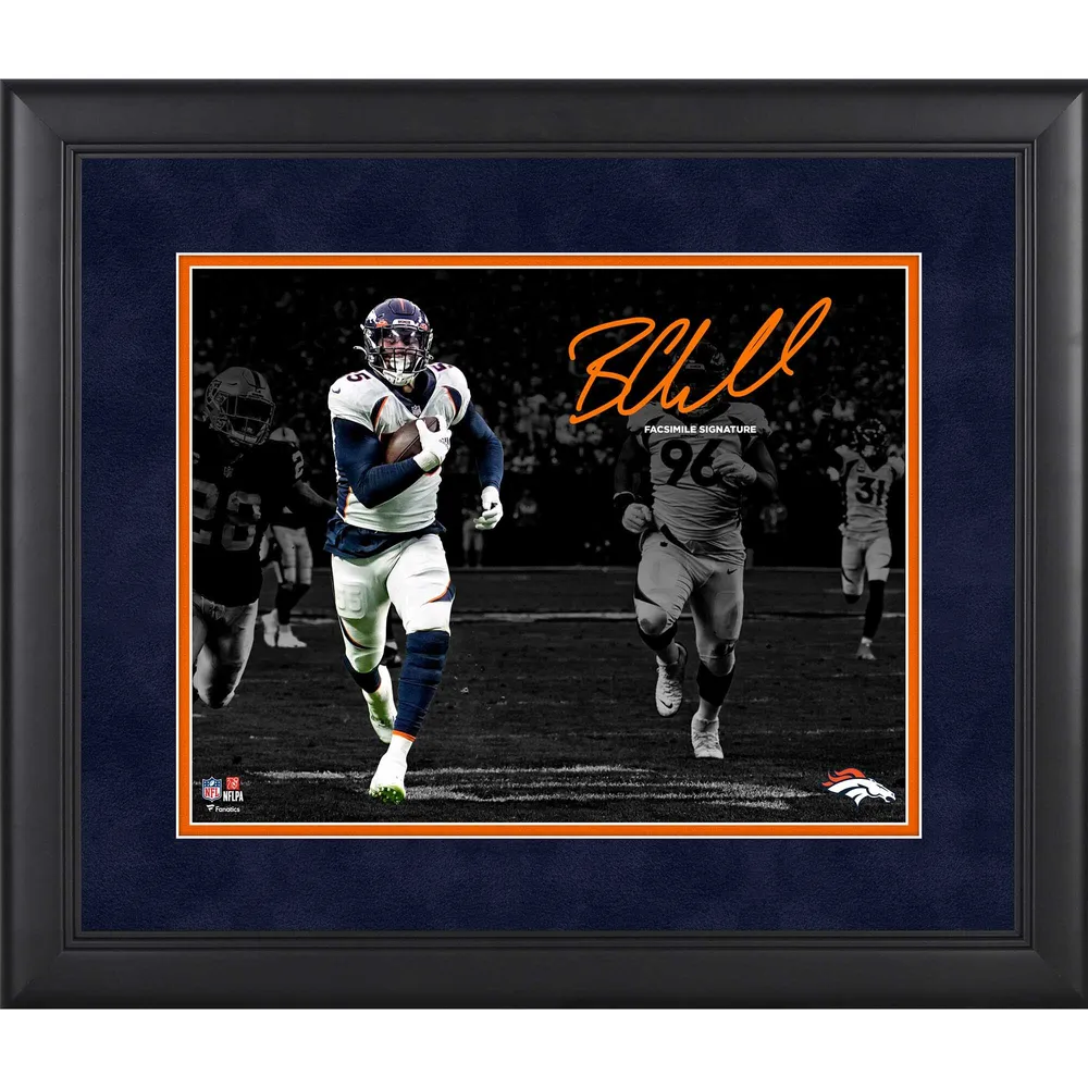 Lids Bradley Chubb Denver Broncos Fanatics Authentic Facsimile Signature  Framed 11 x 14 Spotlight Photograph