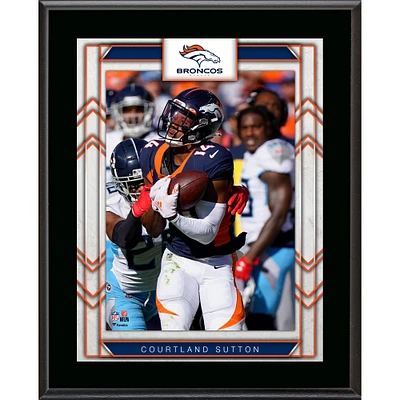 Courtland Sutton Denver Broncos 10.5" x 13" Player Sublimated Plaque