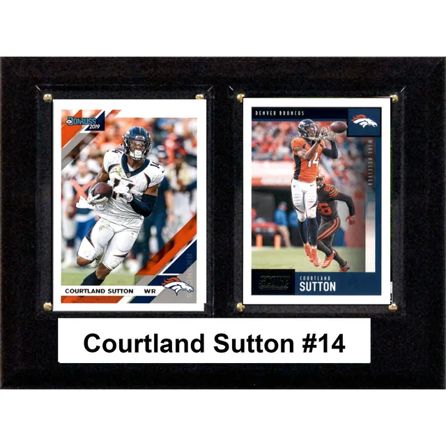 Courtland Sutton Denver Broncos Facsimile Signature Framed 11 x 14 Spotlight Photograph