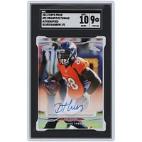 Demaryius Thomas Denver Broncos Autographed 2013 Topps Prime Silver Rainbow #51 #2/5 SGC Authenticated 9/10 Card