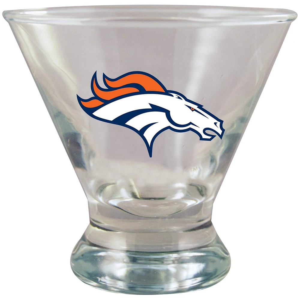 Denver Broncos 10oz. Martini Glass