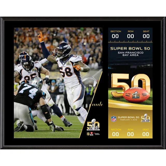 Fanatics Authentic Jerome Bettis Pittsburgh Steelers 12 x 15 Super Bowl XL Plaque with Replica Ticket