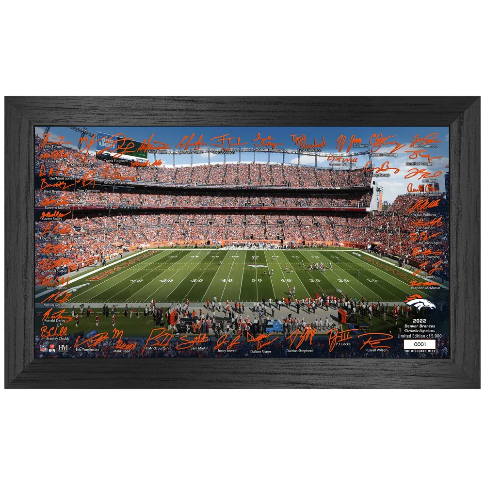 Russell Wilson Denver Broncos Jersey IMPACT Frame