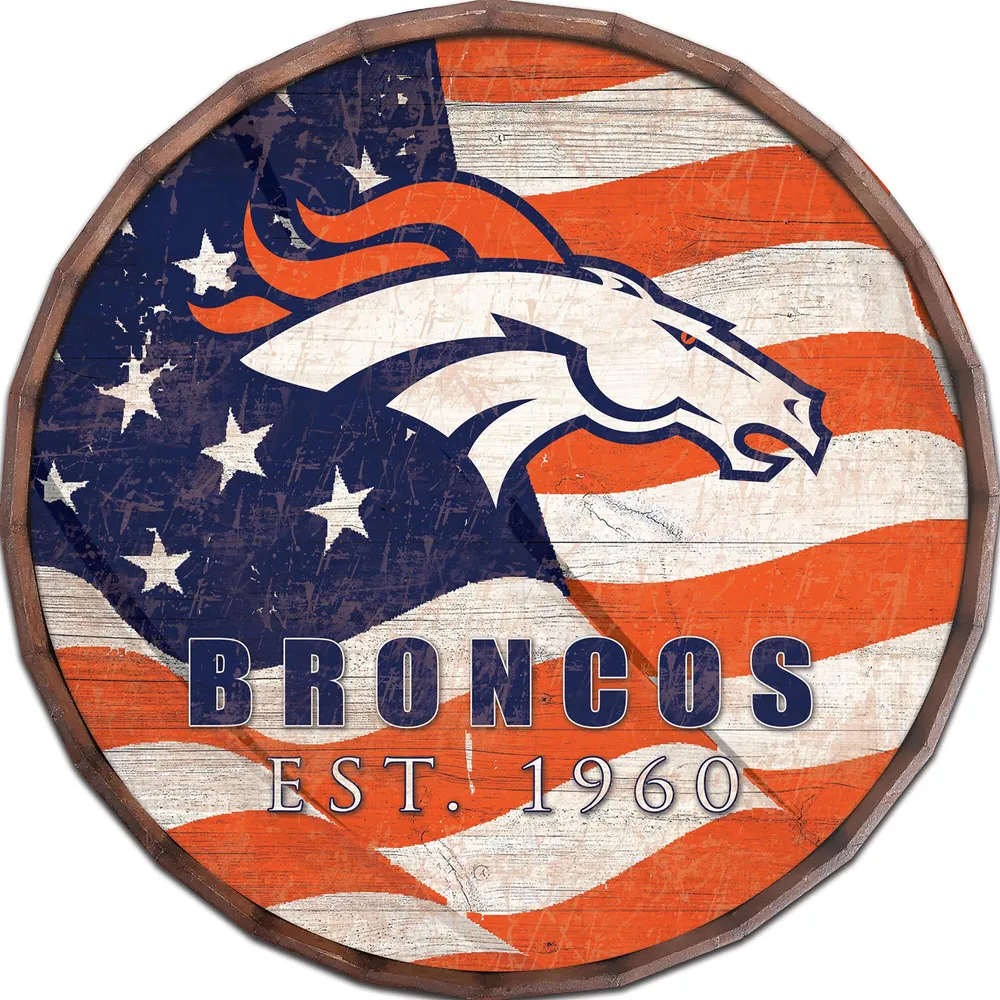 Lids Denver Broncos 16' Flag Barrel Top Sign