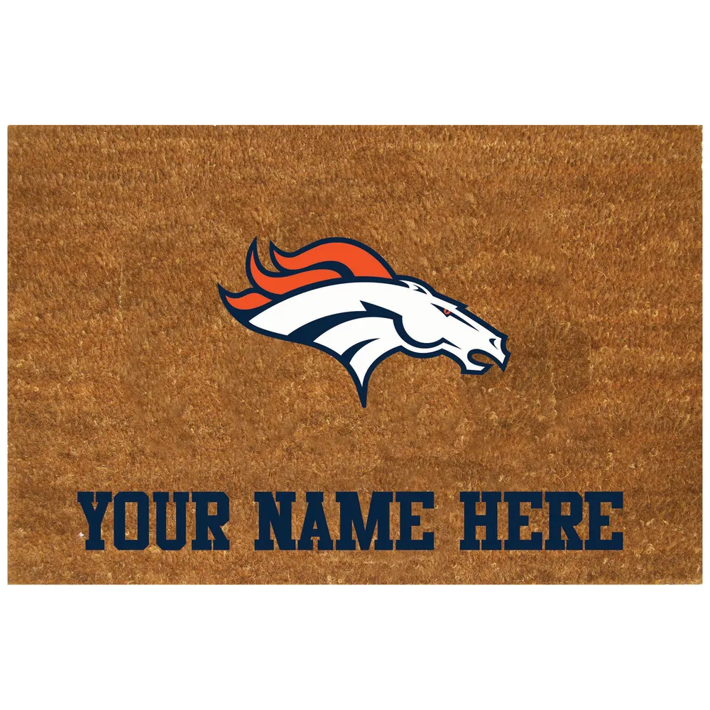 Denver Broncos 23'' x 35'' Personalized Door Mat