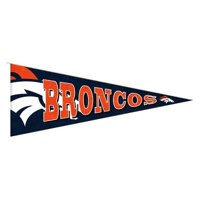 Denver Broncos 24'' Wood Pennant