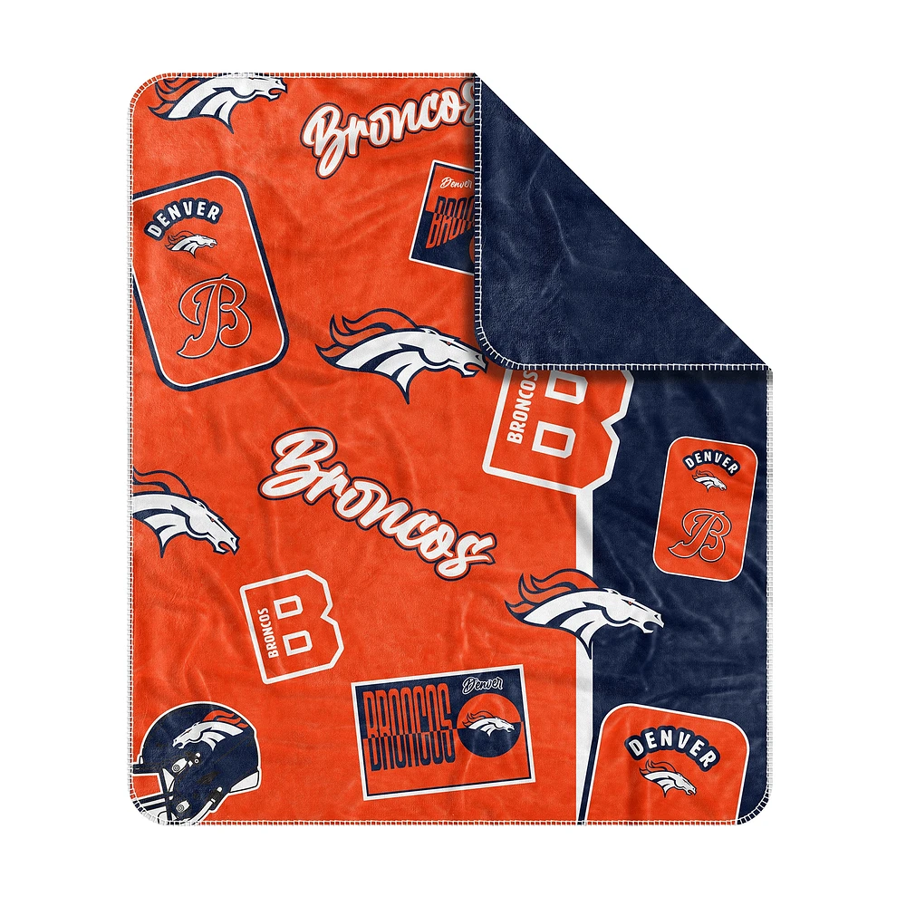 Denver Broncos 50” x 60” Dream Weave Throw Blanket