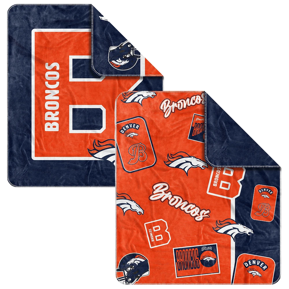 Denver Broncos 50” x 60” Dream Weave Throw Blanket