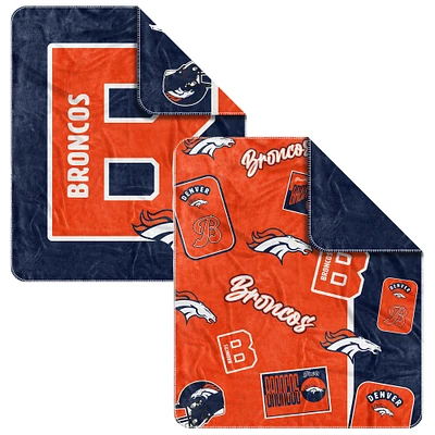 Denver Broncos 50” x 60” Dream Weave Throw Blanket