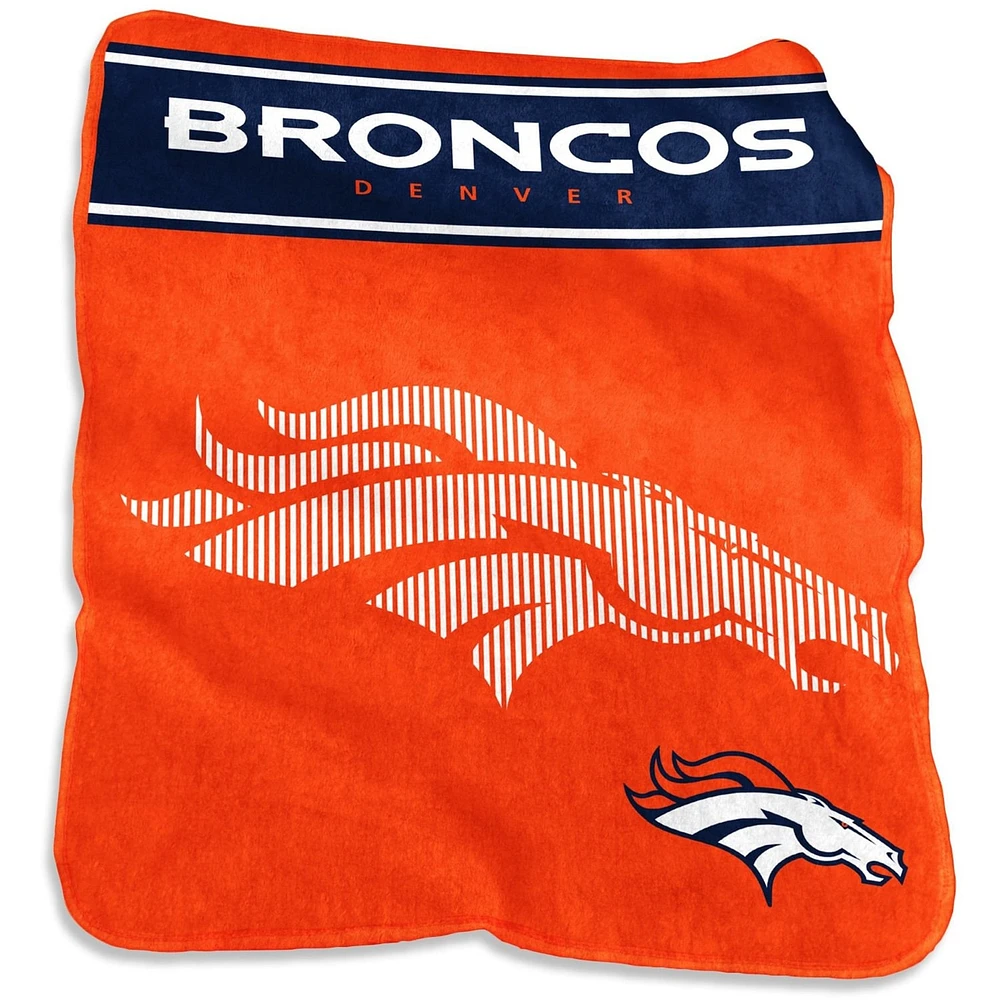 Denver Broncos 60'' x 80'' XL Couverture en peluche Raschel