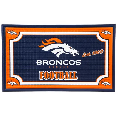 Denver Broncos Embossed Door Mat